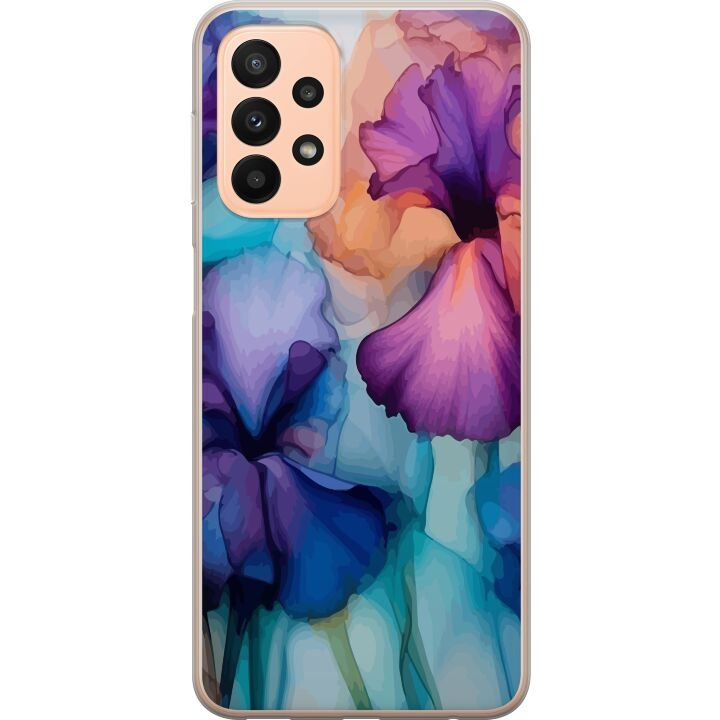 Mobildeksel til Samsung Galaxy A23 med Magiske blomster motiv i gruppen SMARTTELEFON & NETTBRETT / Mobilbeskyttelse / Samsung hos TP E-commerce Nordic AB (A59042)