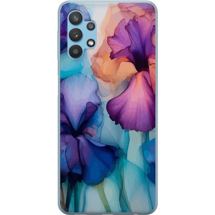 Mobildeksel til Samsung Galaxy A32 5G med Magiske blomster motiv i gruppen SMARTTELEFON & NETTBRETT / Mobilbeskyttelse / Samsung hos TP E-commerce Nordic AB (A59231)