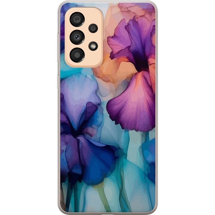 Mobildeksel til Samsung Galaxy A33 5G med Magiske blomster motiv i gruppen SMARTTELEFON & NETTBRETT / Mobilbeskyttelse / Samsung hos TP E-commerce Nordic AB (A59285)