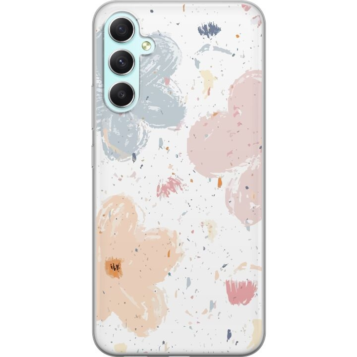 Mobildeksel til Samsung Galaxy A34 med Blomster motiv i gruppen SMARTTELEFON & NETTBRETT / Mobilbeskyttelse / Samsung hos TP E-commerce Nordic AB (A59348)