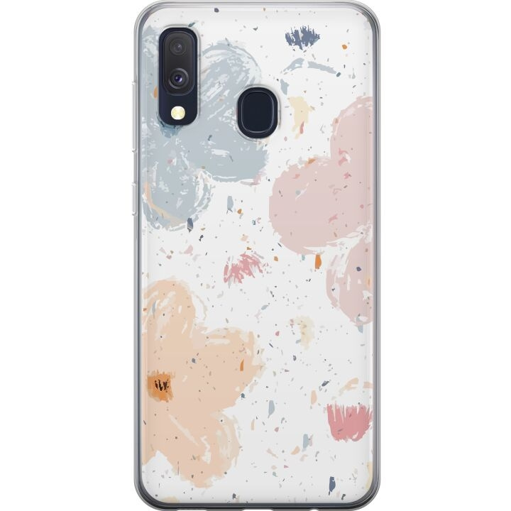 Mobildeksel til Samsung Galaxy A40 med Blomster motiv i gruppen SMARTTELEFON & NETTBRETT / Mobilbeskyttelse / Samsung hos TP E-commerce Nordic AB (A59483)