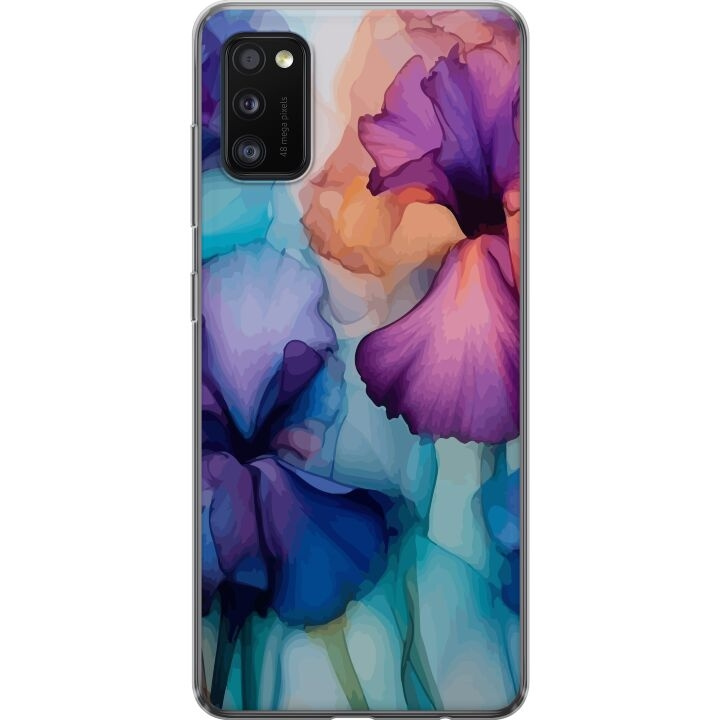 Mobildeksel til Samsung Galaxy A41 med Magiske blomster motiv i gruppen SMARTTELEFON & NETTBRETT / Mobilbeskyttelse / Samsung hos TP E-commerce Nordic AB (A59528)