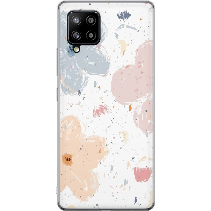 Mobildeksel til Samsung Galaxy A42 5G med Blomster motiv i gruppen SMARTTELEFON & NETTBRETT / Mobilbeskyttelse / Samsung hos TP E-commerce Nordic AB (A59591)