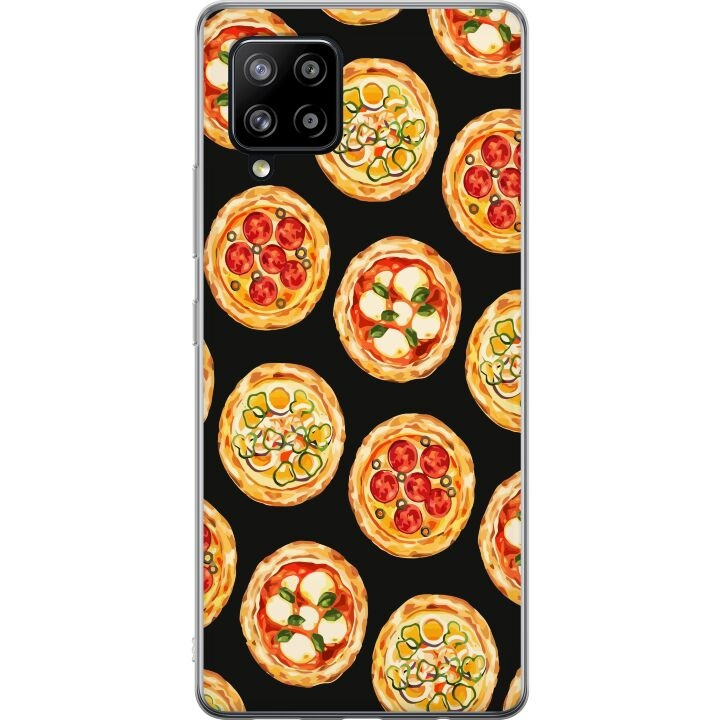 Mobildeksel til Samsung Galaxy A42 5G med Pizza motiv i gruppen SMARTTELEFON & NETTBRETT / Mobilbeskyttelse / Samsung hos TP E-commerce Nordic AB (A59592)