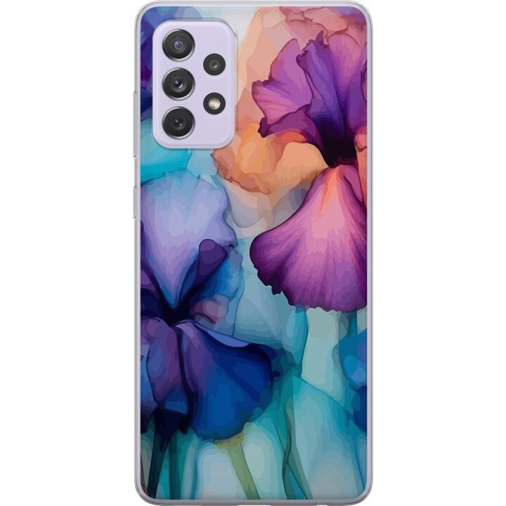 Mobildeksel til Samsung Galaxy A52s 5G med Magiske blomster motiv i gruppen SMARTTELEFON & NETTBRETT / Mobilbeskyttelse / Samsung hos TP E-commerce Nordic AB (A59798)