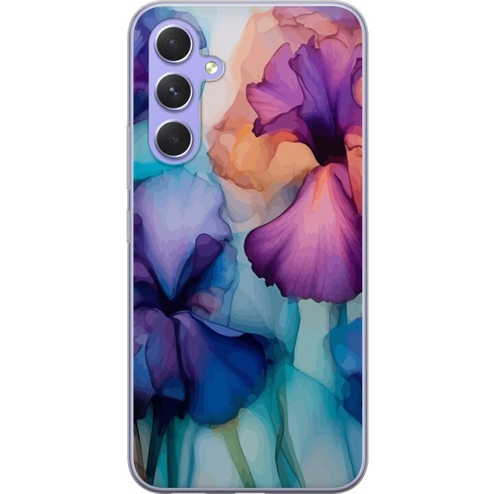 Mobildeksel til Samsung Galaxy A54 med Magiske blomster motiv i gruppen SMARTTELEFON & NETTBRETT / Mobilbeskyttelse / Samsung hos TP E-commerce Nordic AB (A59906)