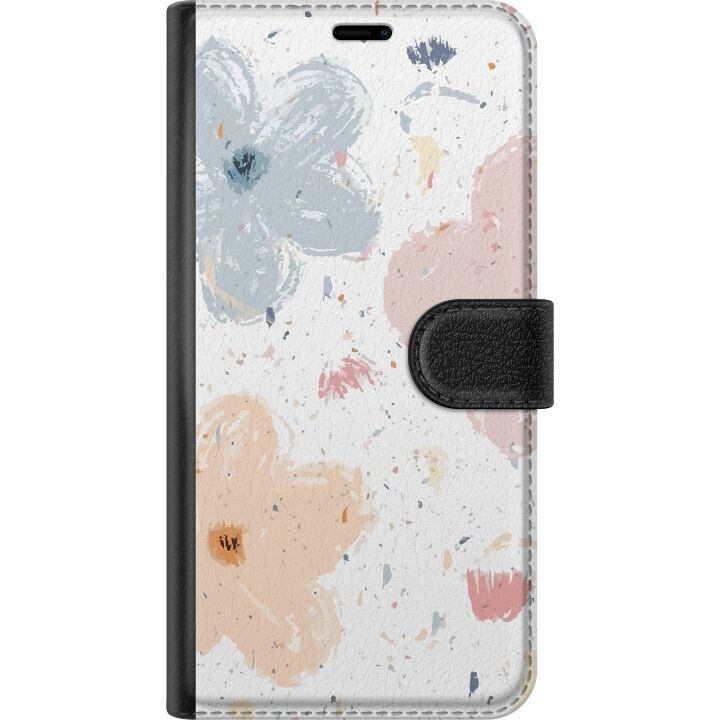 Lommeboketui til Samsung Galaxy A55 med Blomster motiv i gruppen SMARTTELEFON & NETTBRETT / Mobilbeskyttelse / Samsung hos TP E-commerce Nordic AB (A59942)