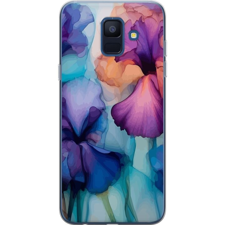 Mobildeksel til Samsung Galaxy A6 (2018) med Magiske blomster motiv i gruppen SMARTTELEFON & NETTBRETT / Mobilbeskyttelse / Samsung hos TP E-commerce Nordic AB (A59987)