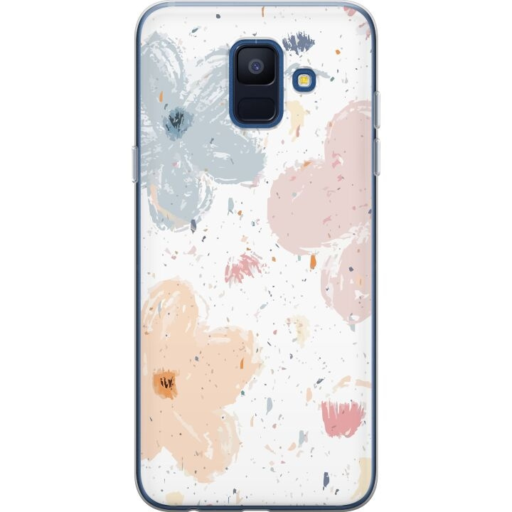 Mobildeksel til Samsung Galaxy A6 (2018) med Blomster motiv i gruppen SMARTTELEFON & NETTBRETT / Mobilbeskyttelse / Samsung hos TP E-commerce Nordic AB (A59996)