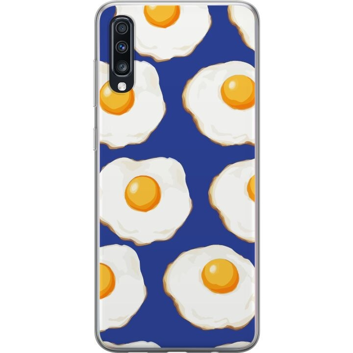 Mobildeksel til Samsung Galaxy A70 med Stekte egg motiv i gruppen SMARTTELEFON & NETTBRETT / Mobilbeskyttelse / Samsung hos TP E-commerce Nordic AB (A60017)