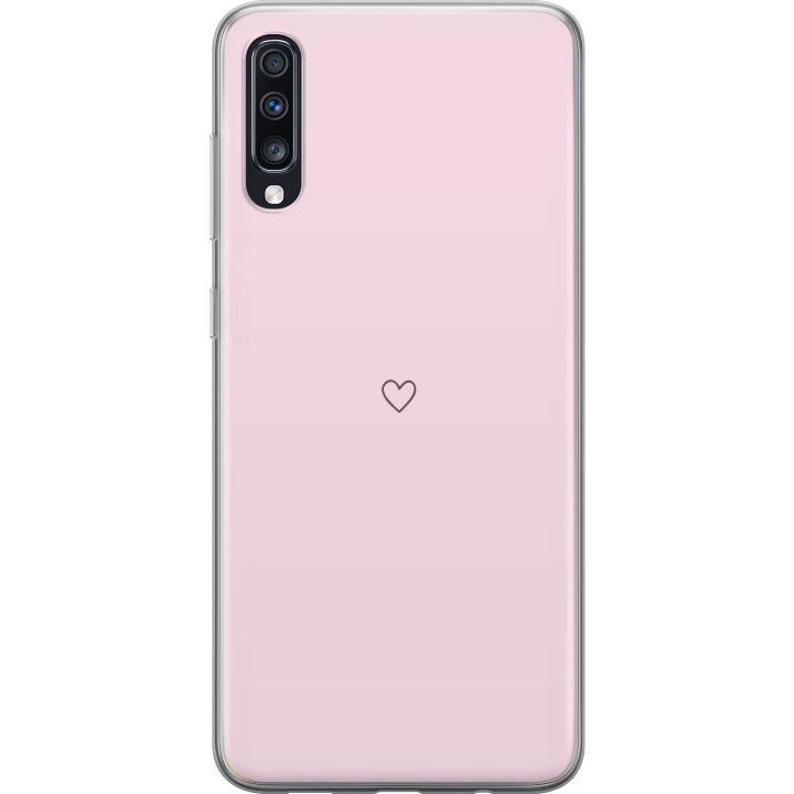 Mobildeksel til Samsung Galaxy A70 med Hjerte motiv i gruppen SMARTTELEFON & NETTBRETT / Mobilbeskyttelse / Samsung hos TP E-commerce Nordic AB (A60030)