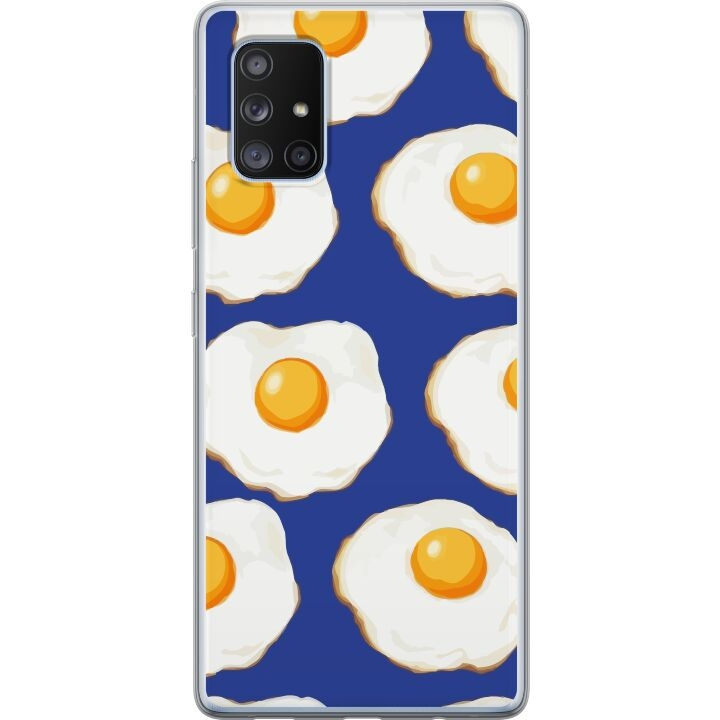 Mobildeksel til Samsung Galaxy A71 5G med Stekte egg motiv i gruppen SMARTTELEFON & NETTBRETT / Mobilbeskyttelse / Samsung hos TP E-commerce Nordic AB (A60098)