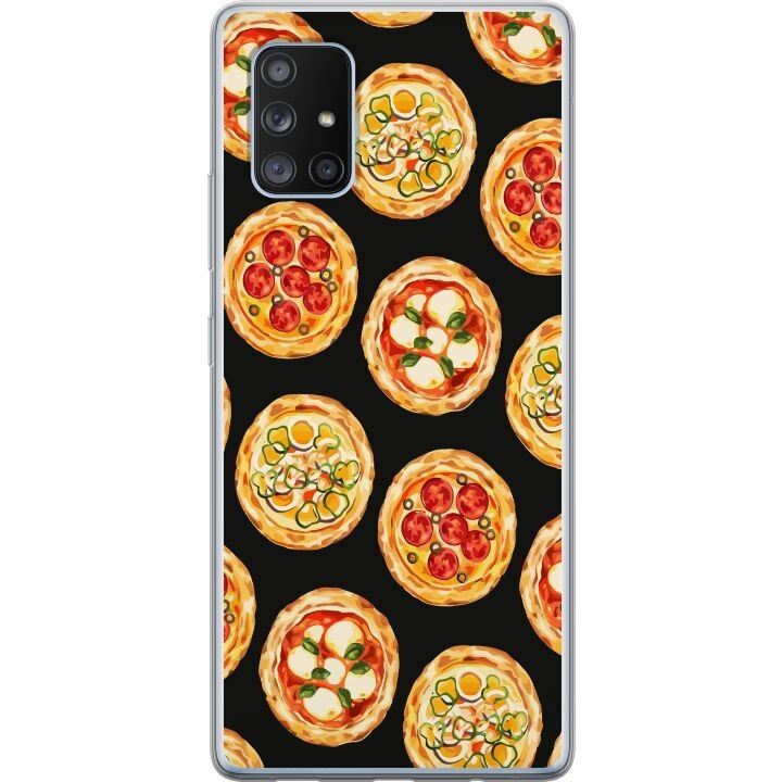 Mobildeksel til Samsung Galaxy A71 5G med Pizza motiv i gruppen SMARTTELEFON & NETTBRETT / Mobilbeskyttelse / Samsung hos TP E-commerce Nordic AB (A60105)