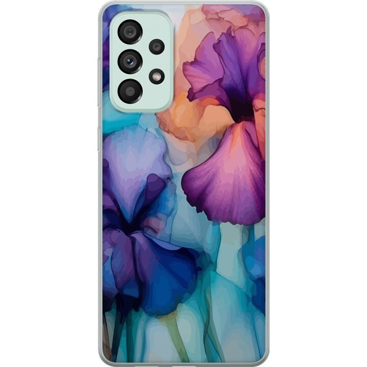 Mobildeksel til Samsung Galaxy A73 5G med Magiske blomster motiv i gruppen SMARTTELEFON & NETTBRETT / Mobilbeskyttelse / Samsung hos TP E-commerce Nordic AB (A60176)