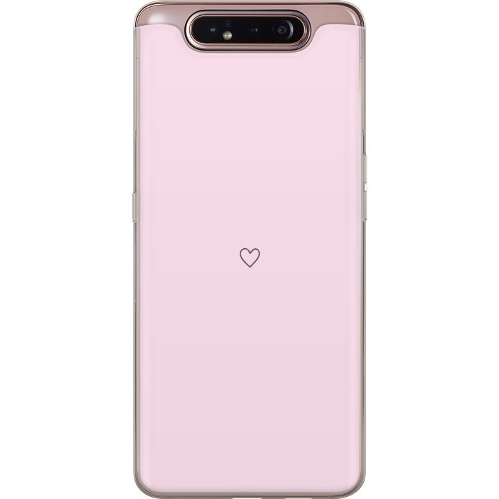 Mobildeksel til Samsung Galaxy A80 med Hjerte motiv i gruppen SMARTTELEFON & NETTBRETT / Mobilbeskyttelse / Samsung hos TP E-commerce Nordic AB (A60246)