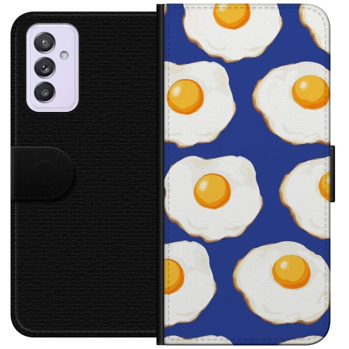 Lommeboketui til Samsung Galaxy A82 5G med Stekte egg motiv i gruppen SMARTTELEFON & NETTBRETT / Mobilbeskyttelse / Samsung hos TP E-commerce Nordic AB (A60260)