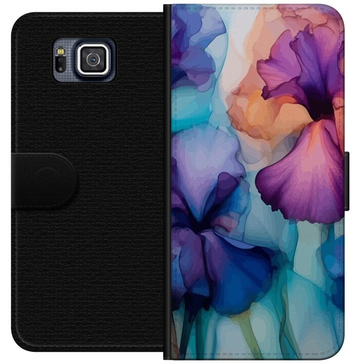 Lommeboketui til Samsung Galaxy Alpha med Magiske blomster motiv i gruppen SMARTTELEFON & NETTBRETT / Mobilbeskyttelse / Samsung hos TP E-commerce Nordic AB (A60338)