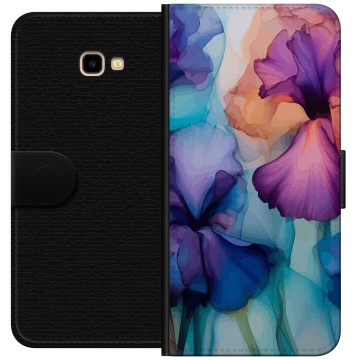 Lommeboketui til Samsung Galaxy J4+ med Magiske blomster motiv i gruppen SMARTTELEFON & NETTBRETT / Mobilbeskyttelse / Samsung hos TP E-commerce Nordic AB (A60392)