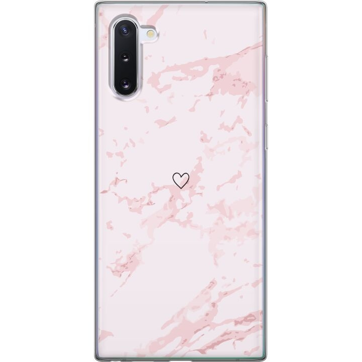 Mobildeksel til Samsung Galaxy Note10 med Rosa Hjerte motiv i gruppen SMARTTELEFON & NETTBRETT / Mobilbeskyttelse / Samsung hos TP E-commerce Nordic AB (A60547)