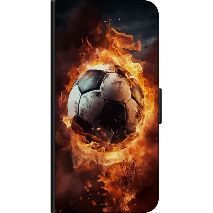 Lommeboketui til Samsung Galaxy Note10 Lite med Fotball motiv i gruppen SMARTTELEFON & NETTBRETT / Mobilbeskyttelse / Samsung hos TP E-commerce Nordic AB (A60572)