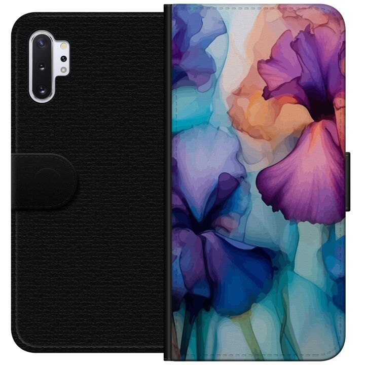 Lommeboketui til Samsung Galaxy Note10+ med Magiske blomster motiv i gruppen SMARTTELEFON & NETTBRETT / Mobilbeskyttelse / Samsung hos TP E-commerce Nordic AB (A60581)