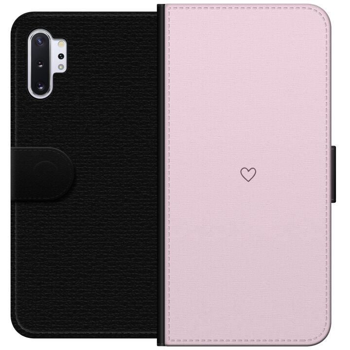 Lommeboketui til Samsung Galaxy Note10+ med Hjerte motiv i gruppen SMARTTELEFON & NETTBRETT / Mobilbeskyttelse / Samsung hos TP E-commerce Nordic AB (A60597)