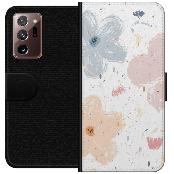 Lommeboketui til Samsung Galaxy Note20 Ultra med Blomster motiv i gruppen SMARTTELEFON & NETTBRETT / Mobilbeskyttelse / Samsung hos TP E-commerce Nordic AB (A60698)