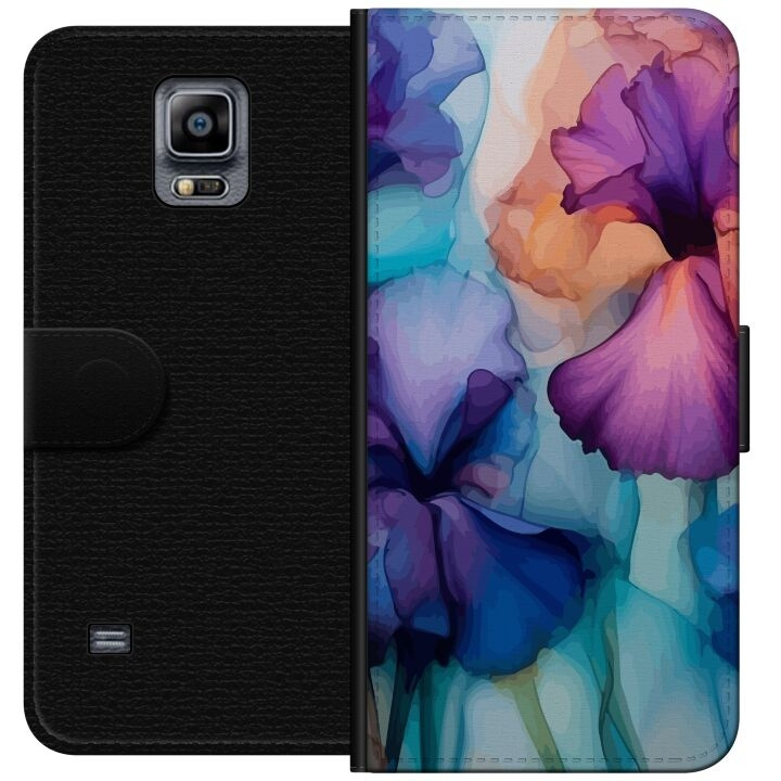 Lommeboketui til Samsung Galaxy Note 4 med Magiske blomster motiv i gruppen SMARTTELEFON & NETTBRETT / Mobilbeskyttelse / Samsung hos TP E-commerce Nordic AB (A60743)