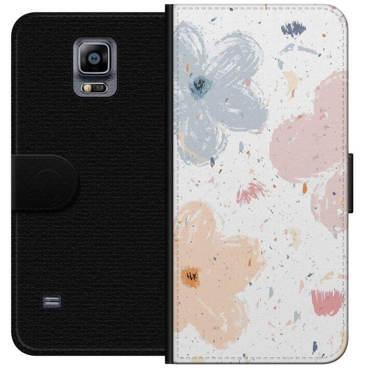 Lommeboketui til Samsung Galaxy Note 4 med Blomster motiv i gruppen SMARTTELEFON & NETTBRETT / Mobilbeskyttelse / Samsung hos TP E-commerce Nordic AB (A60752)