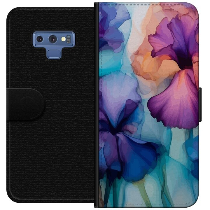 Lommeboketui til Samsung Galaxy Note9 med Magiske blomster motiv i gruppen SMARTTELEFON & NETTBRETT / Mobilbeskyttelse / Samsung hos TP E-commerce Nordic AB (A60770)