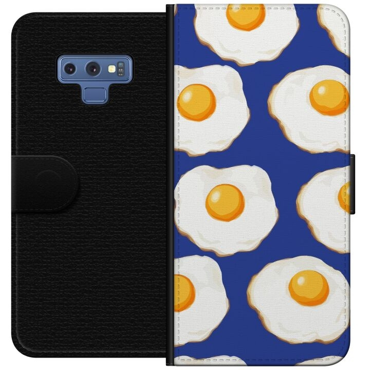 Lommeboketui til Samsung Galaxy Note9 med Stekte egg motiv i gruppen SMARTTELEFON & NETTBRETT / Mobilbeskyttelse / Samsung hos TP E-commerce Nordic AB (A60773)