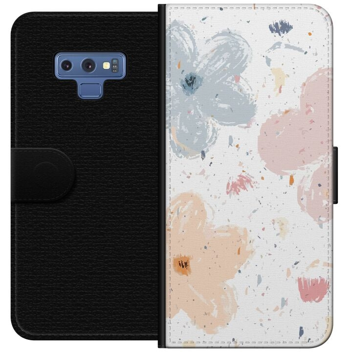 Lommeboketui til Samsung Galaxy Note9 med Blomster motiv i gruppen SMARTTELEFON & NETTBRETT / Mobilbeskyttelse / Samsung hos TP E-commerce Nordic AB (A60779)