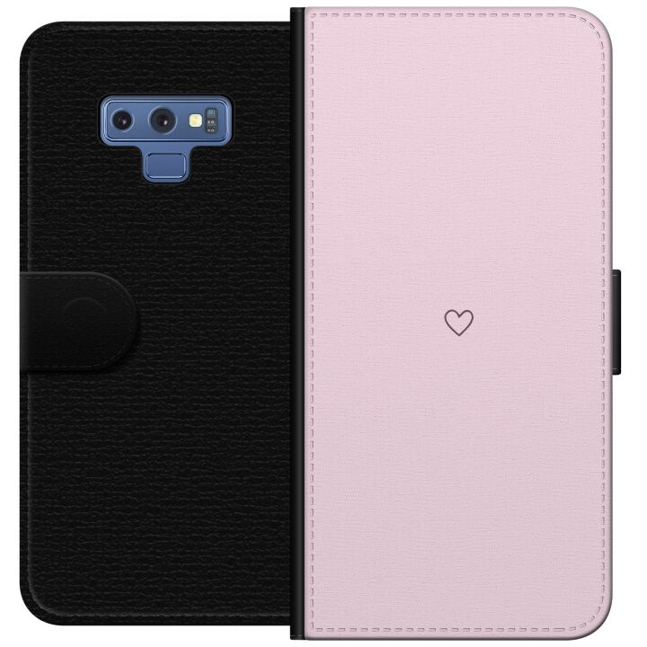 Lommeboketui til Samsung Galaxy Note9 med Hjerte motiv i gruppen SMARTTELEFON & NETTBRETT / Mobilbeskyttelse / Samsung hos TP E-commerce Nordic AB (A60786)