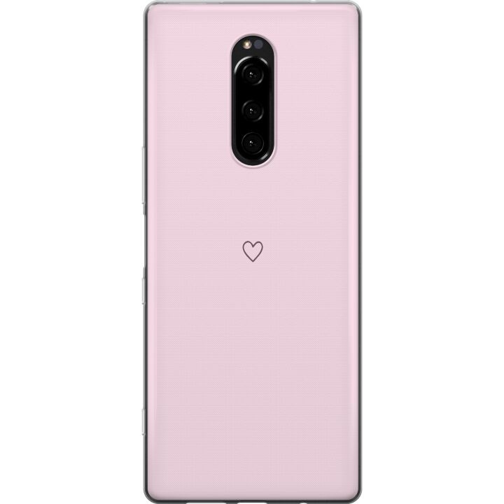 Mobildeksel til Sony Xperia 1 med Hjerte motiv i gruppen SMARTTELEFON & NETTBRETT / Mobilbeskyttelse / Sony hos TP E-commerce Nordic AB (A60813)