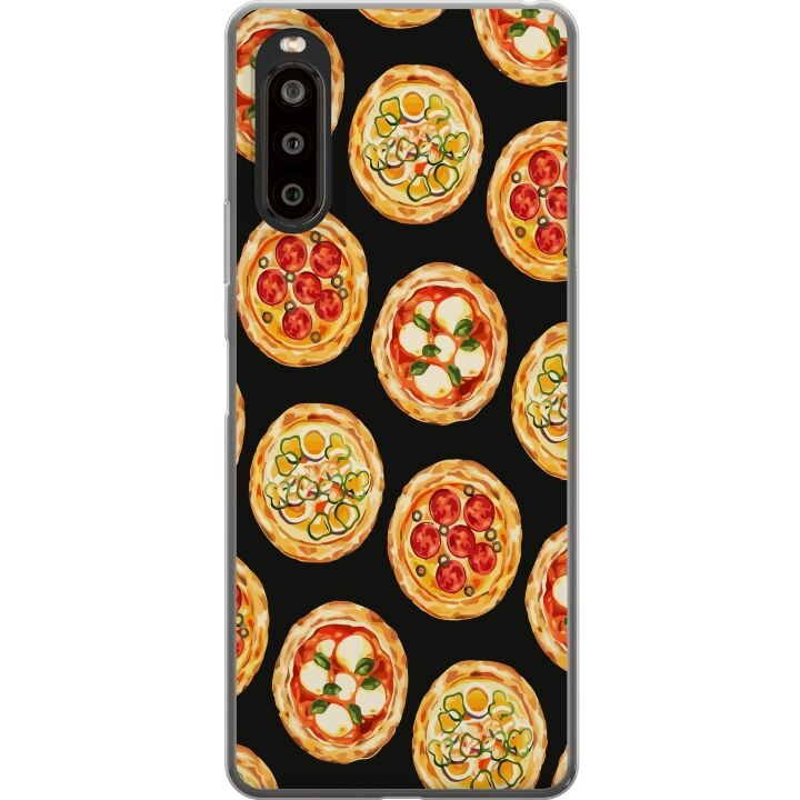 Mobildeksel til Sony Xperia 10 II med Pizza motiv i gruppen SMARTTELEFON & NETTBRETT / Mobilbeskyttelse / Sony hos TP E-commerce Nordic AB (A60888)