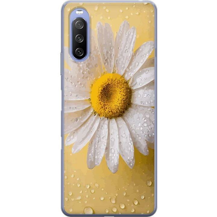 Mobildeksel til Sony Xperia 10 III med Porselensblomst motiv i gruppen SMARTTELEFON & NETTBRETT / Mobilbeskyttelse / Sony hos TP E-commerce Nordic AB (A60929)