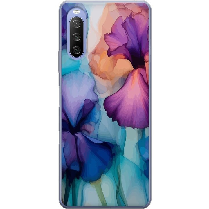 Mobildeksel til Sony Xperia 10 III med Magiske blomster motiv i gruppen SMARTTELEFON & NETTBRETT / Mobilbeskyttelse / Sony hos TP E-commerce Nordic AB (A60932)