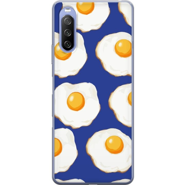 Mobildeksel til Sony Xperia 10 III med Stekte egg motiv i gruppen SMARTTELEFON & NETTBRETT / Mobilbeskyttelse / Sony hos TP E-commerce Nordic AB (A60935)