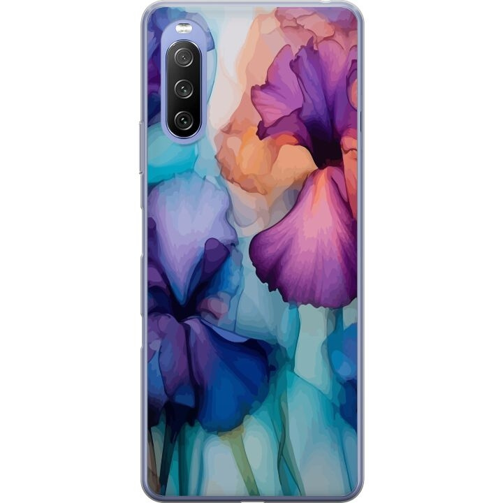 Mobildeksel til Sony Xperia 10 III Lite med Magiske blomster motiv i gruppen SMARTTELEFON & NETTBRETT / Mobilbeskyttelse / Sony hos TP E-commerce Nordic AB (A60959)