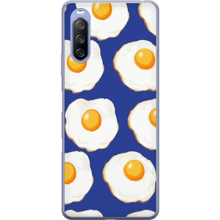 Mobildeksel til Sony Xperia 10 III Lite med Stekte egg motiv i gruppen SMARTTELEFON & NETTBRETT / Mobilbeskyttelse / Sony hos TP E-commerce Nordic AB (A60962)