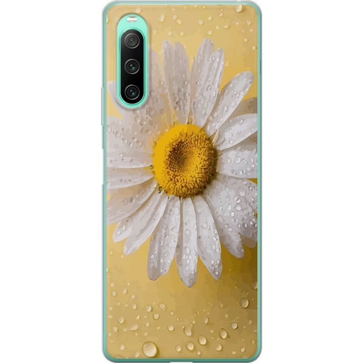 Mobildeksel til Sony Xperia 10 IV med Porselensblomst motiv i gruppen SMARTTELEFON & NETTBRETT / Mobilbeskyttelse / Sony hos TP E-commerce Nordic AB (A61010)