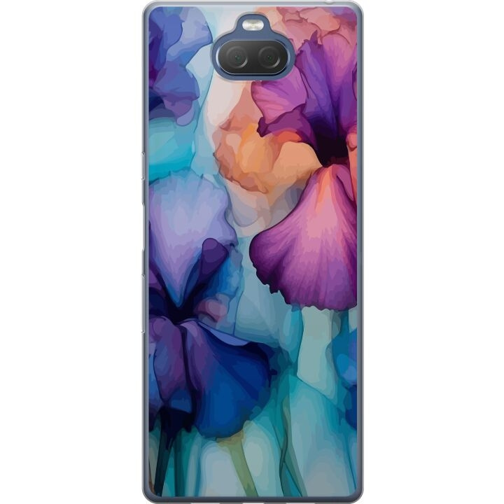 Mobildeksel til Sony Xperia 10 Plus med Magiske blomster motiv i gruppen SMARTTELEFON & NETTBRETT / Mobilbeskyttelse / Sony hos TP E-commerce Nordic AB (A61121)