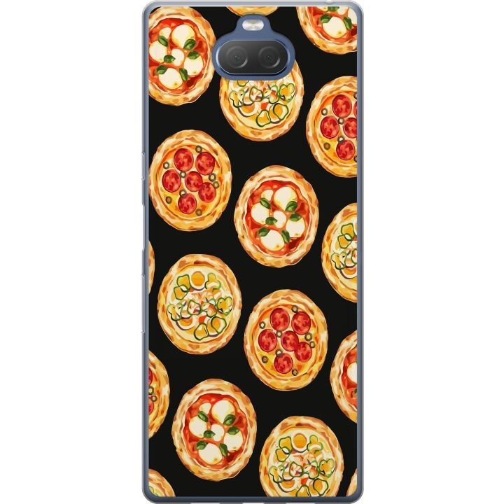 Mobildeksel til Sony Xperia 10 Plus med Pizza motiv i gruppen SMARTTELEFON & NETTBRETT / Mobilbeskyttelse / Sony hos TP E-commerce Nordic AB (A61131)