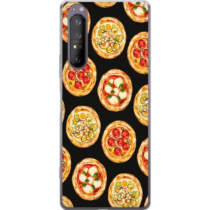 Mobildeksel til Sony Xperia 1 II med Pizza motiv i gruppen SMARTTELEFON & NETTBRETT / Mobilbeskyttelse / Sony hos TP E-commerce Nordic AB (A61158)