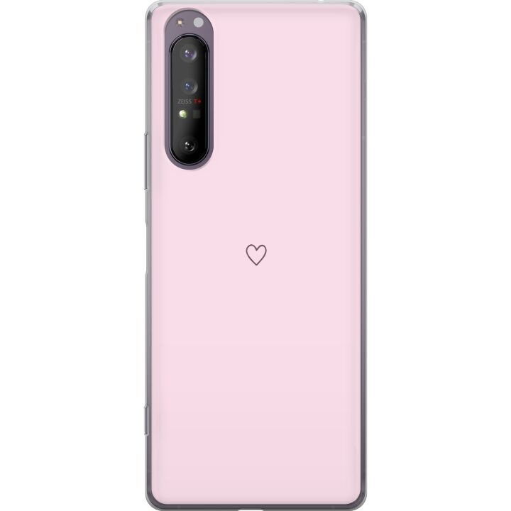 Mobildeksel til Sony Xperia 1 II med Hjerte motiv i gruppen SMARTTELEFON & NETTBRETT / Mobilbeskyttelse / Sony hos TP E-commerce Nordic AB (A61164)