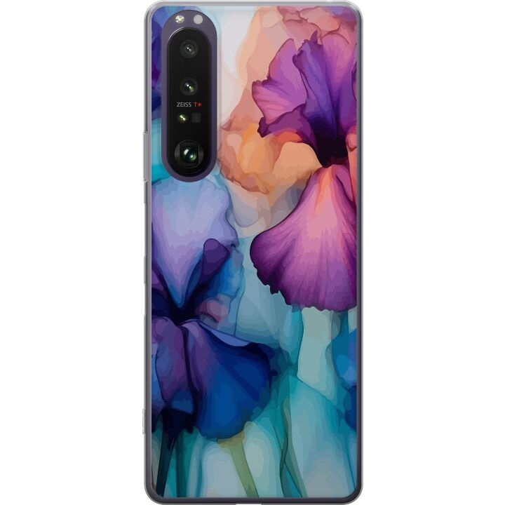 Mobildeksel til Sony Xperia 1 III med Magiske blomster motiv i gruppen SMARTTELEFON & NETTBRETT / Mobilbeskyttelse / Sony hos TP E-commerce Nordic AB (A61202)