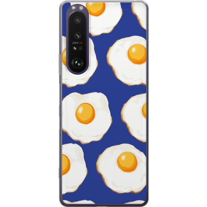 Mobildeksel til Sony Xperia 1 III med Stekte egg motiv i gruppen SMARTTELEFON & NETTBRETT / Mobilbeskyttelse / Sony hos TP E-commerce Nordic AB (A61205)