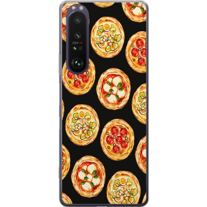 Mobildeksel til Sony Xperia 1 III med Pizza motiv i gruppen SMARTTELEFON & NETTBRETT / Mobilbeskyttelse / Sony hos TP E-commerce Nordic AB (A61212)