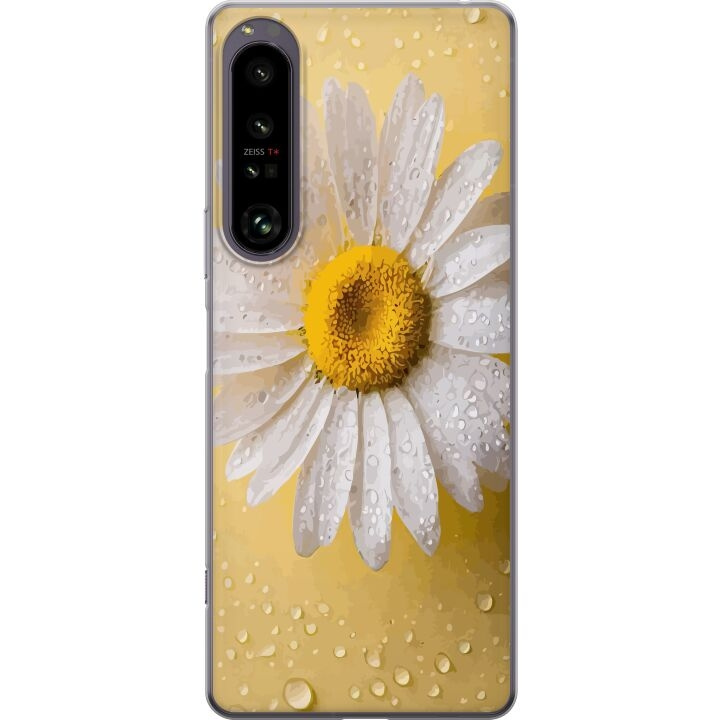 Mobildeksel til Sony Xperia 1 IV med Porselensblomst motiv i gruppen SMARTTELEFON & NETTBRETT / Mobilbeskyttelse / Sony hos TP E-commerce Nordic AB (A61253)