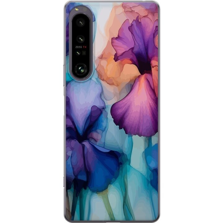 Mobildeksel til Sony Xperia 1 IV med Magiske blomster motiv i gruppen SMARTTELEFON & NETTBRETT / Mobilbeskyttelse / Sony hos TP E-commerce Nordic AB (A61256)